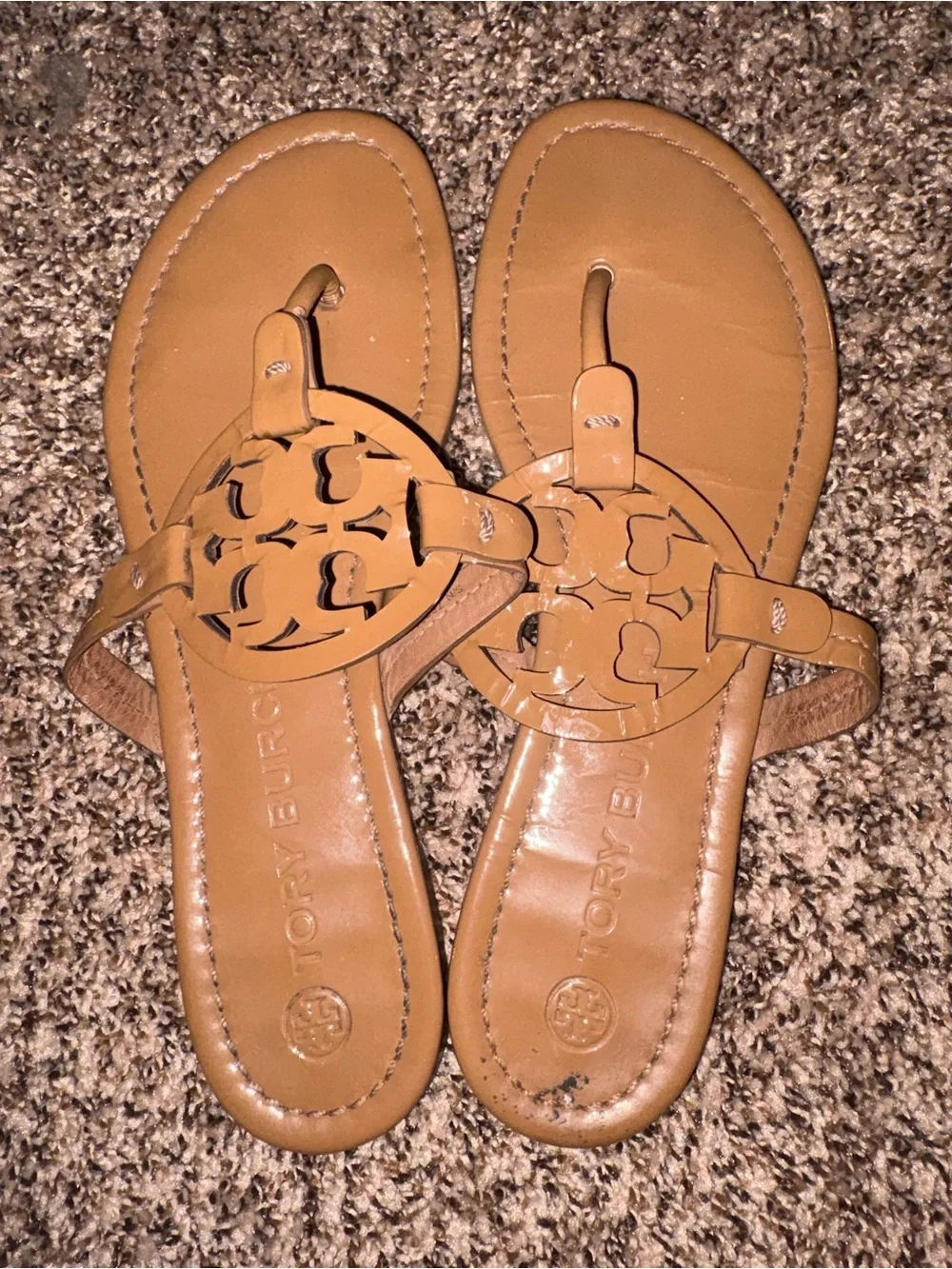 Tori Burch Miller Sandal Patent